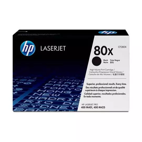 Cartucho de tóner negro HP 80x. [HP-TO-CF280X]