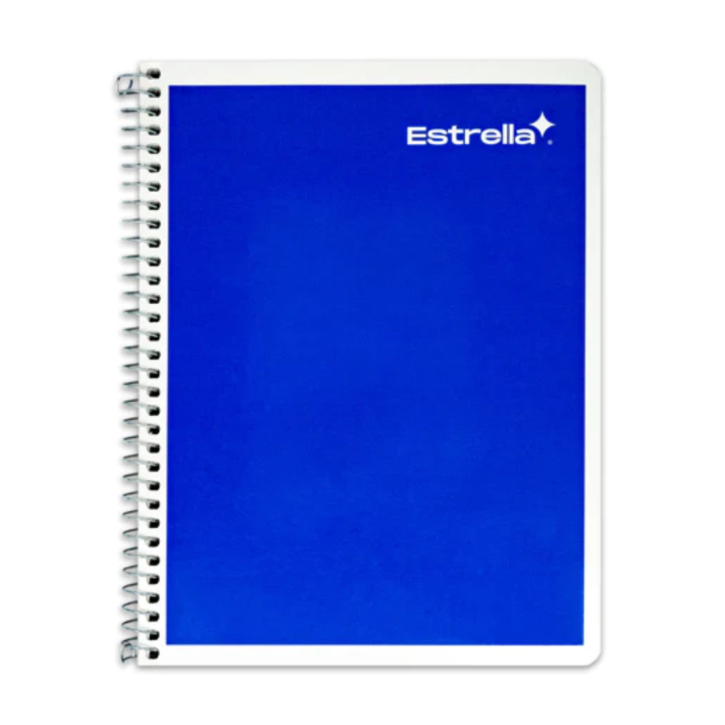 Estrella Cuaderno Francés Cuadro Chico/100 h Con Espiral PPC0240]