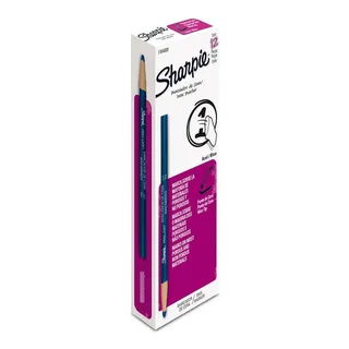Sharpie Cera 12 pzas Indigo – Marcadores de Cera Redondos, Resistente a Humedad [BER-MAR-11940C]