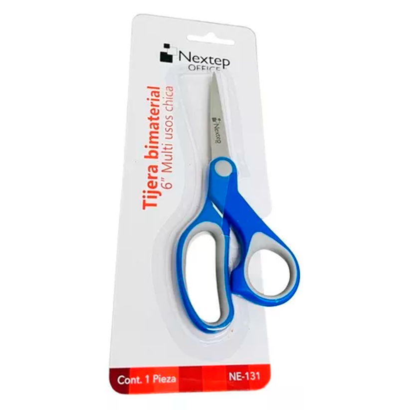 Tijera Nextep Bimaterial 6" Multiusos Chica [NE-131]  