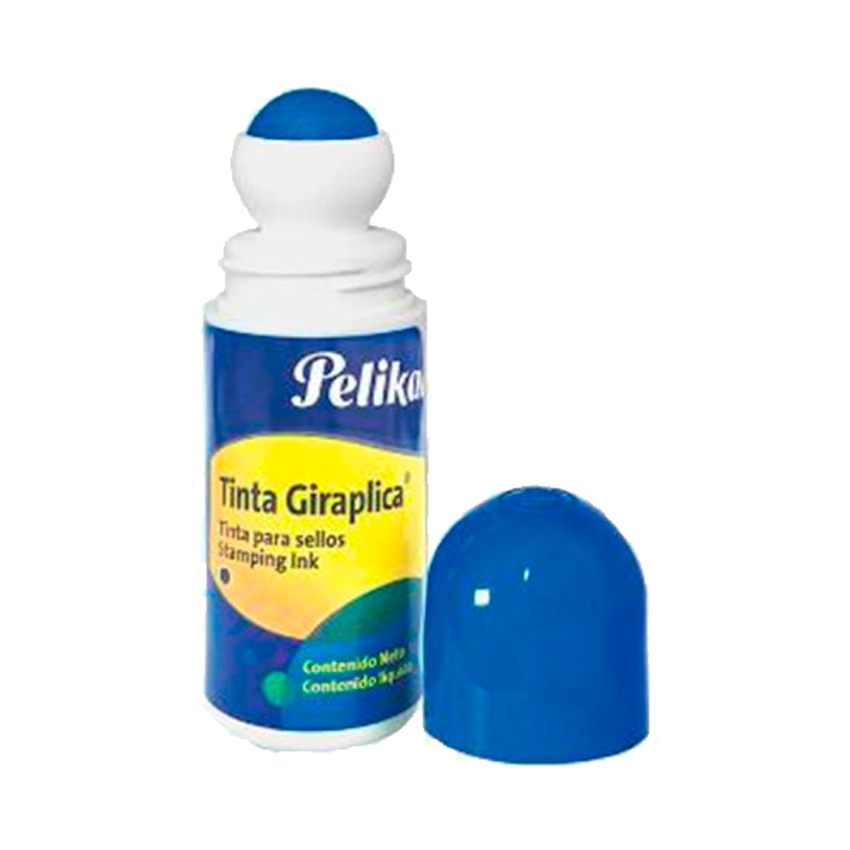 Tinta Para Sellos Pelikan Giraplica 60ml Color Azul [PEL-TIN-4420009]
