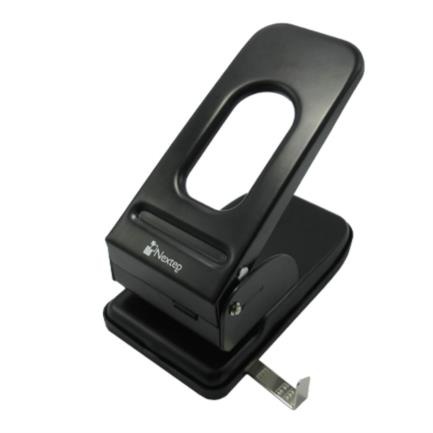 [NE-125] Perforadora Nextep Uso Rudo 2 Orificios 8cm Hasta 60 Hojas Color Negro [NE-125]