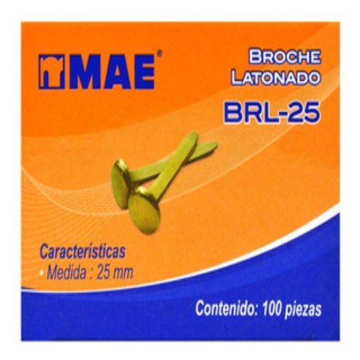 [BRL-25] Broche tipo Aleman 25mm [BRL-25]