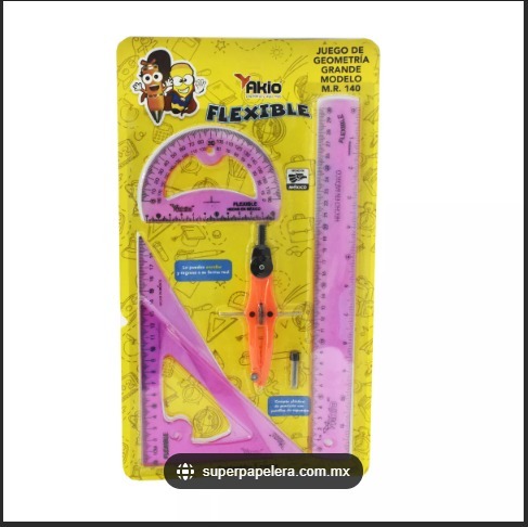[118020051] Juego Geometrico Grande Flexible Akio MR550/140 [118020051]