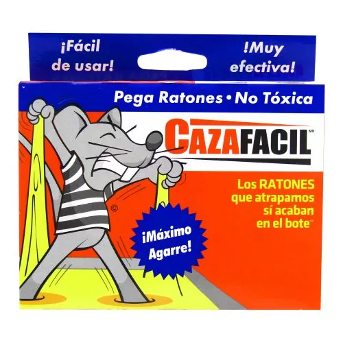 [RAT-0391] Trampa De Pegamento Para Rata Cazafacil Tamaño Chico [RAT-0391]