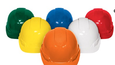 Cascos De Seguridad Con Ranuras De Ventilacíon, Colores Varios C/Ajuste De Matraca [CAS-RI]