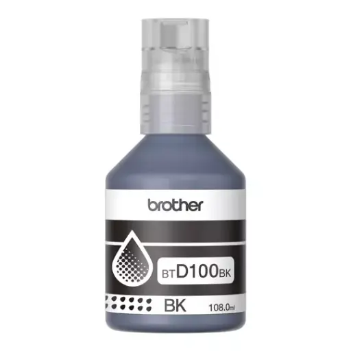 [BRO-TIN-100BK] Botella De Tinta Brother BTD100BK De Serie Inkbenefit Tank Color Negro [BRO-TIN-100BK]