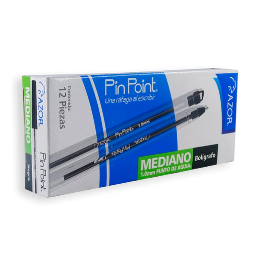 [6830NE] Azor Bolígrafo Azor Pin Point 1 mm Negro [6830NE]