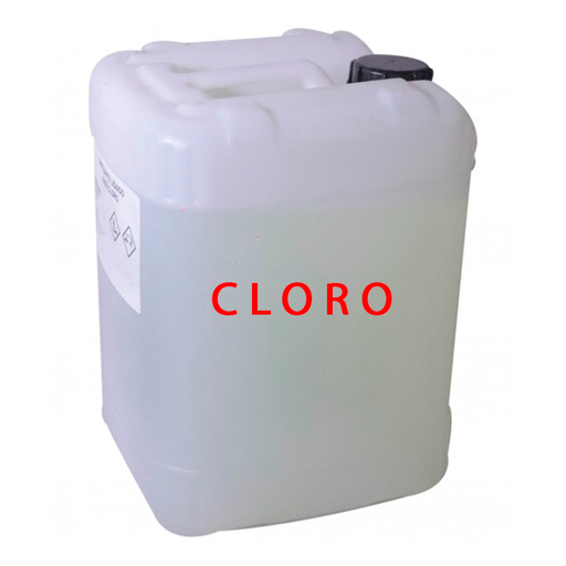 [PLG0174] Cloro – Bidón 20 L Transparente, Desinfectante y Blanqueador [PLG0174]
