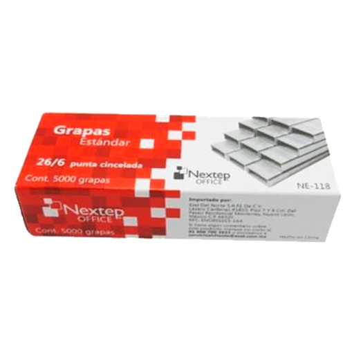 [NE-118] Grapas Nextep Estándar 26/6 C/5040 [NE-118]