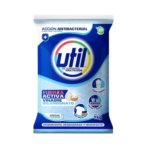 [PLG0117] ¨Útil¨ Detergente En Polvo Multiusos 1.1 kg Color Azul. [PLG0117]