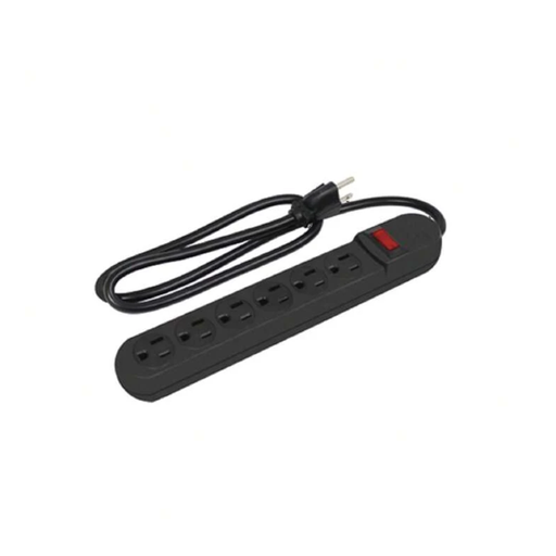 [SAN-SUPRE-1202] Supresor Santul 110 J 6 tomas – Cable 90 cm, Negro [SAN-SUPRE-1202]