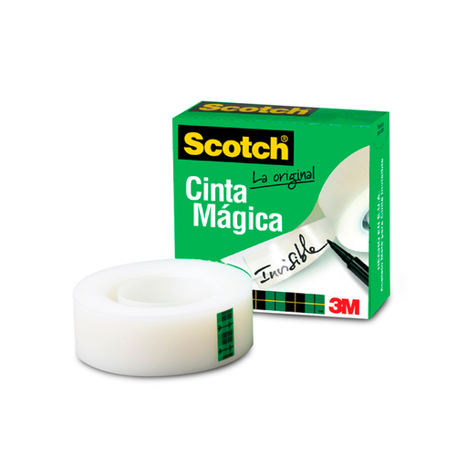 [8101833] Scotch Magic™ Cinta Invisible Mate Cortado Facil Caja 1 Pz [8101833]