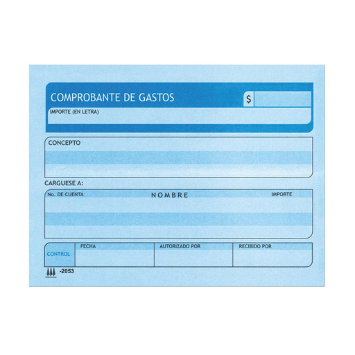 [7502005802939] Pinos Altos Comprobantes Color Azul Tam. Carta Bloc 50h [7502005802939]