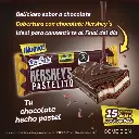 Pastelito Marinela Hershey’s 15 pzas de 25 g c/u