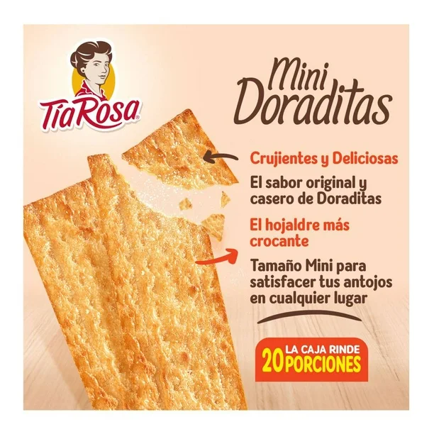 Mini Doraditas Tía Rosa 20 pzas 45 gr