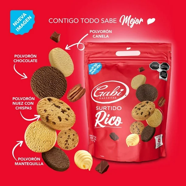 Galletas Gabi Surtido Rico 1.2 kg