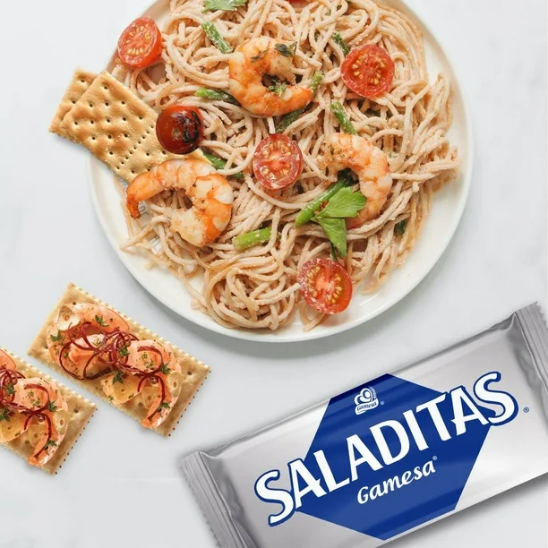 Saladitas Gamesa con 200 pzas de 13 g c/u