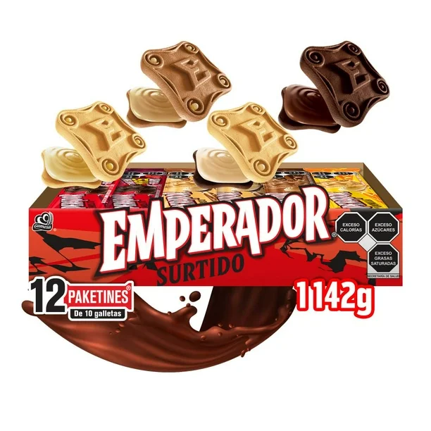 Galletas Emperador Gamesa Sabor Surtido 12 Paketines