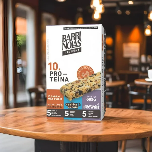 Barras de Proteína Barrinolas Mix Pack 15 pzas