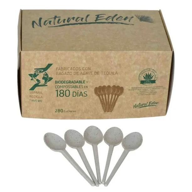 Cuchara Natural Eden Vitabag Biodegradable 280 pzas
