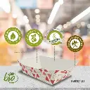 Charola de Papel Bioform Cañatek 3 Libras con 50 pzas