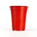Vasos Biodegradables BioWabi Rojos con 120 pzas de 530 ml