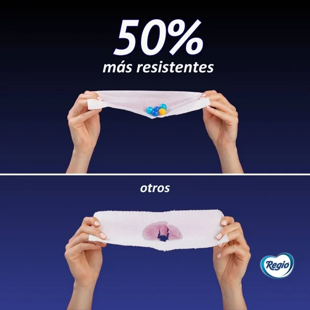 Toallas de Papel Regio ADVANCED 8 Rollos de Papel con 169 Hojas Dobles