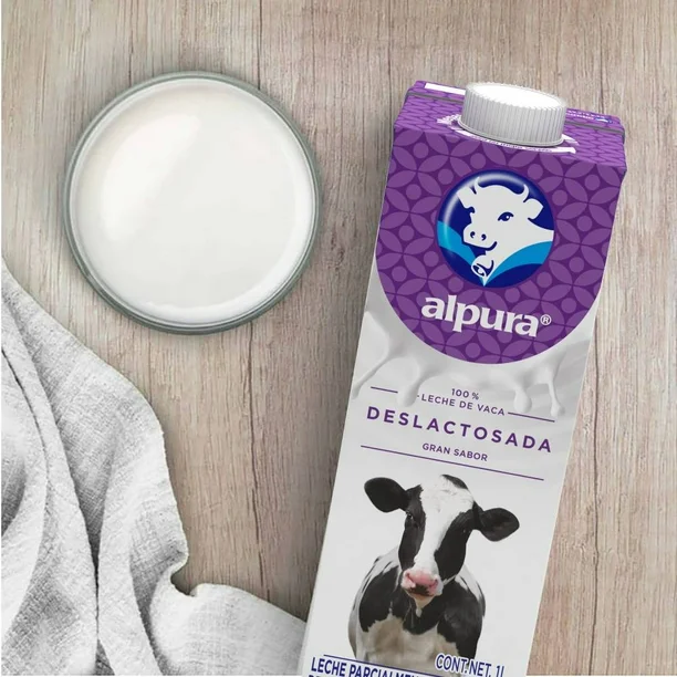 Leche Deslactosada Alpura 12 pzas de 1 l c/u