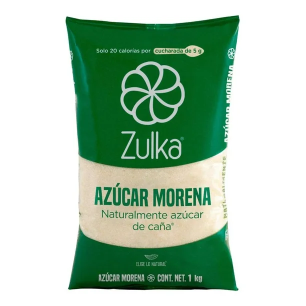 Azúcar Morena Zulka 10 pzas 1 kg c/u