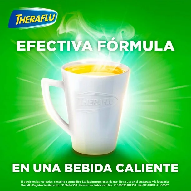 Té Antigripal Theraflu Resfriado Severo 20 Sobres
