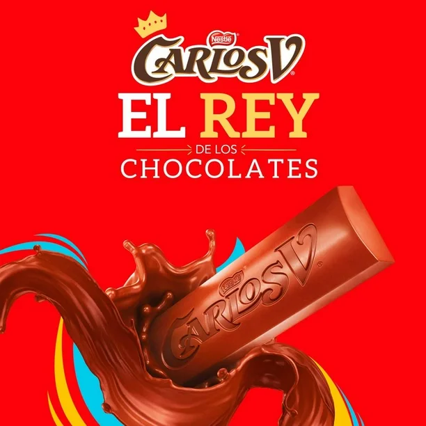 Chocolate Carlos V Nestlé 27 pzas de 18 g c/u