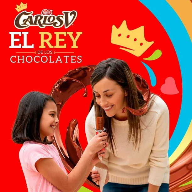 Chocolate Carlos V Nestlé 27 pzas de 18 g c/u