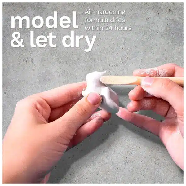 Masa das arcilla blanca 1/2 k