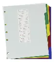 Separador Acco SK-10 Plastico Carta Surtido 5 Divisiones