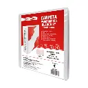 Carpeta 3 DIETRIX EN herraje D  blanca con ventana