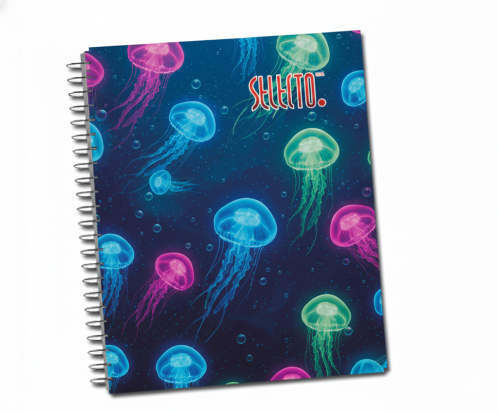 Cuaderno Profesional Selecto Espiral Cuadro Grande C7 Pasta Dura 