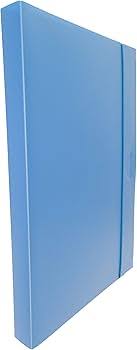 Carpeta Pressboard Kyma C/Broche 8cm Tamaño Carta con Percalina Azul Claro