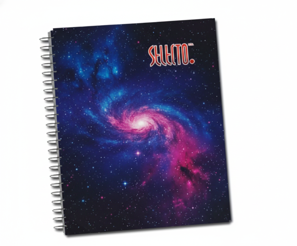 Cuaderno Profesional Selecto Espiral Cuadro Grande C7 Pasta Dura 