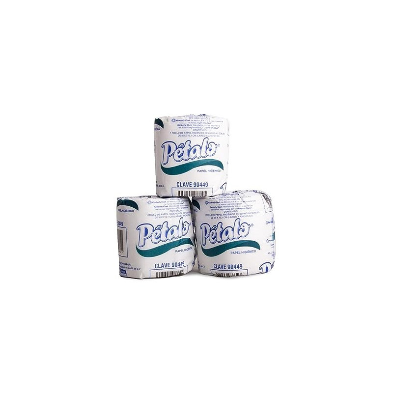 Colchón de papel higiénico Pétalo Tradicional (90449) 96 rollos KC