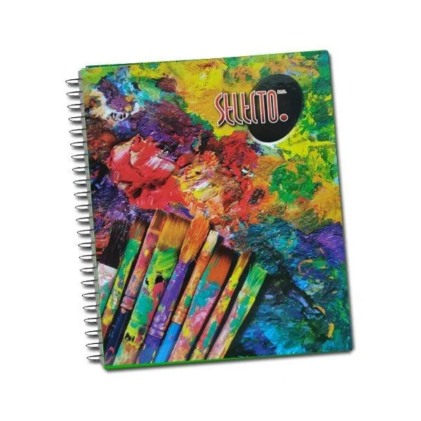 Cuaderno Profesional Selecto Espiral Cuadro Chico C5 Pasta Dura (Diseños Variables) [1091]