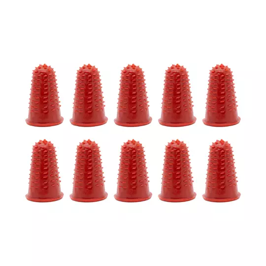 Dedal Hercules de hule no. 12. bolsa con10 piezas