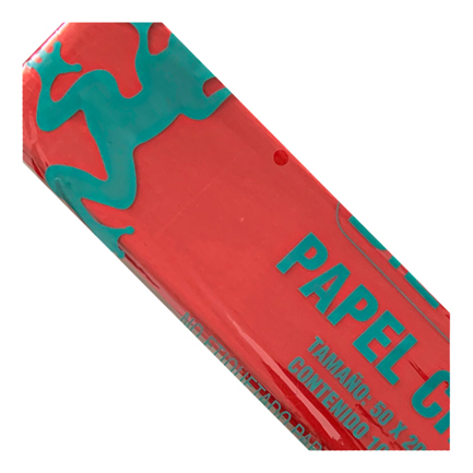 Papel crepe Dietrix 50 X 200 cms rojo paquete con 10 hojas
