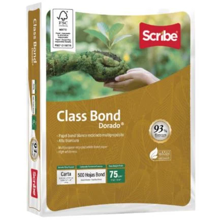 Papel Bond Class Bond «Dorado» Carta – Caja 10×500 h