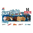 Galletas Gamesa Paketines Varios Sabores 14 pzas