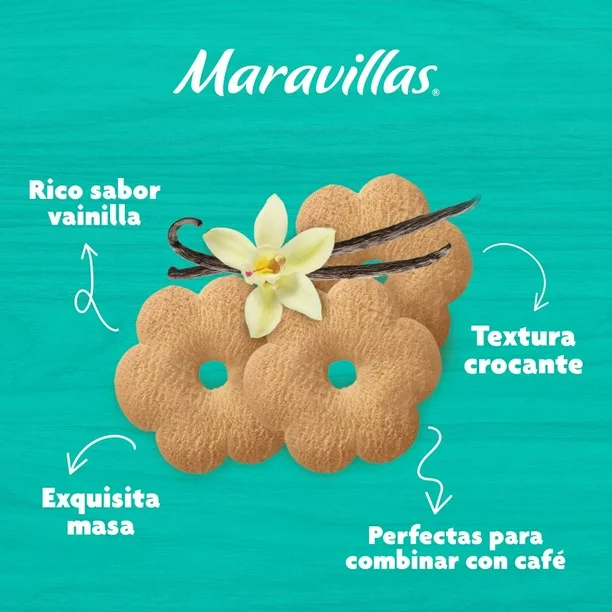 Galletas Maravillas 12 pzas de 100 g c/u