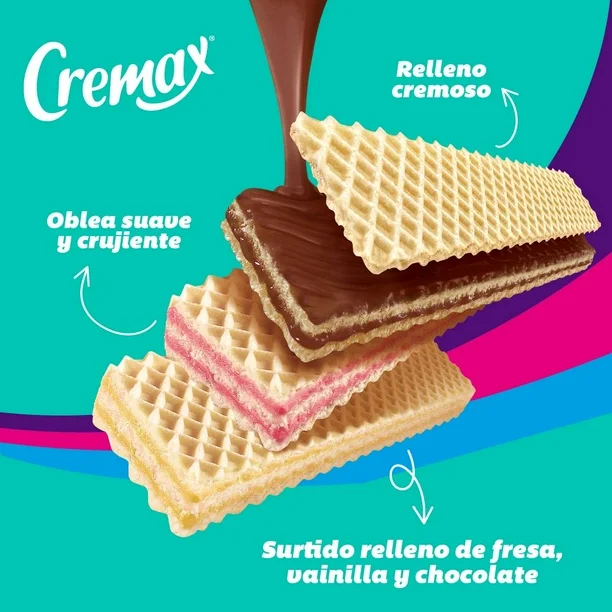 Cremax Gamesa Surtido 24 pzas 42 g c/u