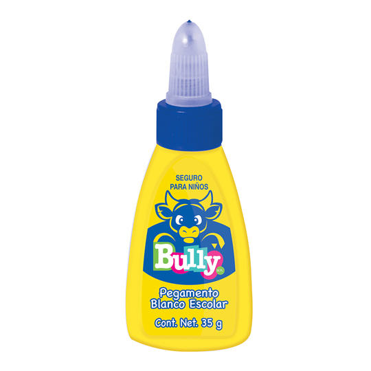 Pegamento escolar blanco Bully de 35 grs1 pieza