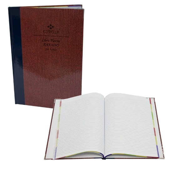 LIBRO FLORETE DE 96 HOJAS RAYADO FRAN LIBRO DE CONTABILIDAD PARA CIERRES FISCA