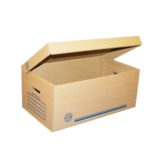 Caja de archivo GEO kraft oficio larga.